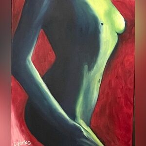 Fine Art Tasteful Nude Original Oil Painting